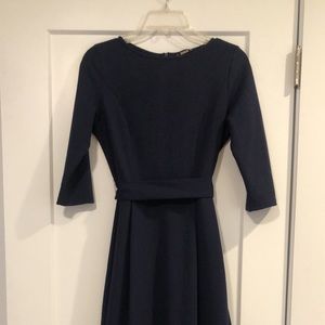 Small Navy High Low Dress